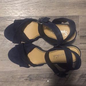 Blue heels